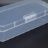 4 Packs Small Plastic Boxes,Clear Plastic Storage Container Bins with Latching Lids,Stackable Craft Box Containers for Craft Supplies and Little B...