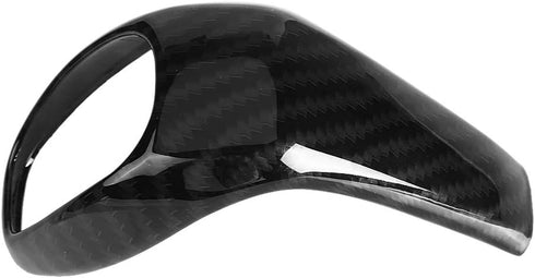 Qiilu Carbon Fiber Gear Shift Knob Cover Sticker Head Trim for X1 F48 2 Series F46 2015-2018...