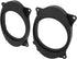 Speaker Adapter Bracket Ring, 2pcs 6.5inch Black Door Speaker Adapter Spacer Rings with 2 Wire Harness for Corolla Levin(6X9)...