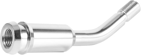 Gear Stick Extender, 5inch Shift Knob Gear Shifter Stick Lever Bend Extension Shift Knob Extender for T4 Silver...