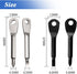8Pcs Mini Keychain Screwdriver,Outdoor Portable EDC Multifunction Screwdriver Set Flat Head & Phillips Screwdriver Wrench Tool with Key Ring...