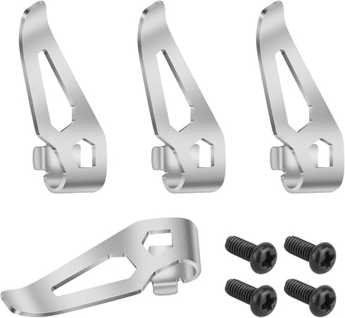 Belt Clips for Milwaukee, 4pcs 42-70-0490 Drill Tool Clips Hook Kit with Screws for Milwaukee Hex Screwdrive, Drill Driver, 12 Volt Power Tools...