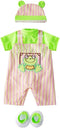 Reborn Baby Doll Clothes Baby Doll Clothing Outfit Accessories 3 Pices Sets for 17-22 Inches Newborn Boy & Girl...