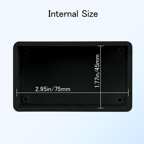 Project Box 8 Pieces Electrical Box Small Junction Box ABS Plastic Enclosure Power Electronic Case Black 3.15" x 1.97" x 1.02"(80 x 50x 26mm)...
