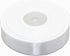 1" Solid Satin Ribbon 50 Yards Roll for Wedding Details, Sewing Projects, Gift Wrapping, Invitation Embellishments and Crafting Projects Etc (Whit...