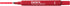 AVERY Carter's Permanent Markers, Large Desk-Style Size, Chisel Tip, Water and Wear Resistant, 12 Red Markers (27177)...