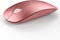 Bluetooth Wireless Mouse - (BT5.1+USB) Dual Connectivity, Quiet Click, Low Power, and 1600 DPI, Portable Cordless Mouse for Mac, Laptop, MacBook P...