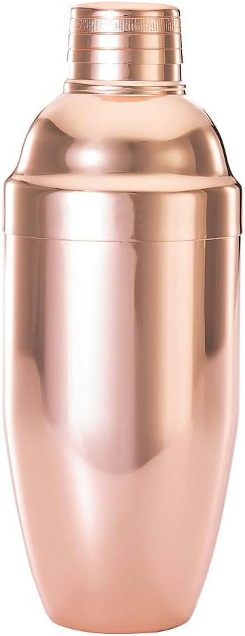 Barfly Cocktail Shaker, 24oz (700 ml), Copper...
