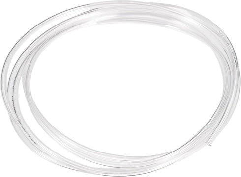 DMiotech 2.5mmx4mm Pneumatic Tubing, 2 Meters/6.6ft Air Compressor PU Line Hose Tube for Water Fluid Transfer, Transparent...