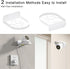 3 Pack Small Shelf, Security Camera Wall Mount Holder, Baby Monitor Mount,360°Rotation Security Bracket,Camera Not Included(3pack, White)...