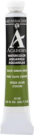 Grumbacher Academy Watercolor Paint, 7.5ml/0.25 Ounce, Olive Green Hue (A150)...