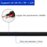 3pcs Extension Cable USB to DC Cable - 5V USB 2.0 Port Male to DC 5V Male 3.5mm x 1.35mm Power Cord Black 100cm(3.3ft)...