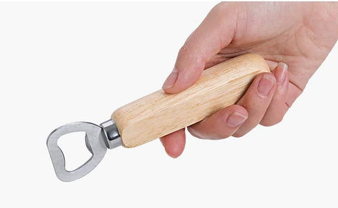 Bartender Bottle Openers,Beer Bottle Openers,Cider,Soft Drinks -Wood Handle Handheld (set of 12)...