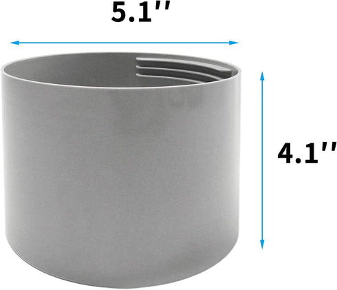 Air Conditioner Hose Extention Coupler 5 Inches, Portable AC Exhaust Vent Hose Connector Coupling Universal Fits Clockwise and Counter-Clockwise T...