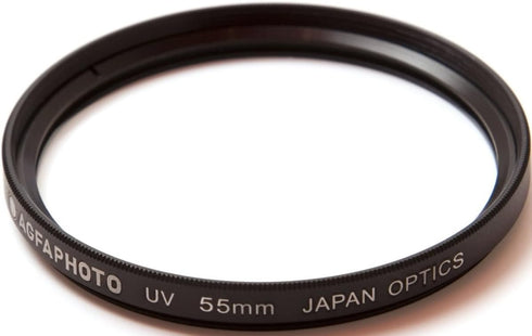 AGFA 3-Piece Professional Filter Kit 55mm - Ultraviolet (UV) + Circular Polarizor (CPL) + Warming Intensifier APFTK55...