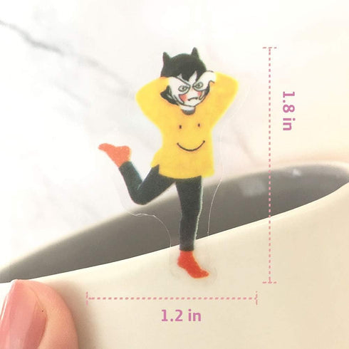 Cute Korean Stickers Set(12 Sheets) Kawaii Girl Planner Stickers for Journals,Scrapbooking,Planners,Cards,DIY Arts and Crafts...