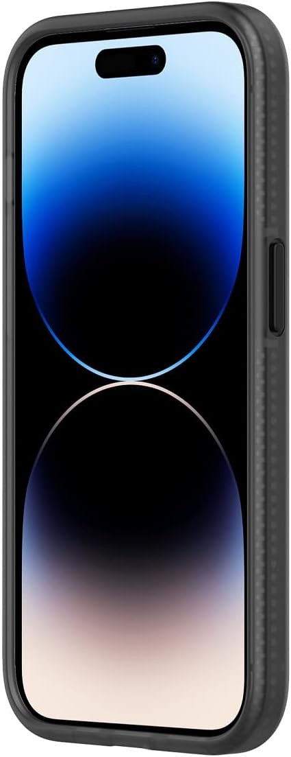 Incipio Idol Series Case for iPhone 14 Pro, Minimalist and sustainable protection - Black/Clear (IPH-2025-BLKC)...