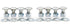 (5/16-18) 5/8""Set of 8, 784-5581A 784-5581 SnowBlowers Carriage Bolts & Nuts Kits Fits MTD 790-00117-0637 790-00120-0637 784-5581A-0637 Shave Pla...