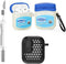 3 in 1 Compatible with Apple Airpods(2nd/1st Generation) Protective Funny Cute Case Cover with Cleaner Kit & Keychain (VSL)...