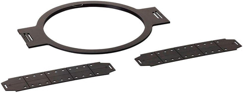 Monoprice Rough-in Speaker Bracket - For 8in Round Speakers, 10in Cutout Diameter, Black...