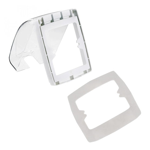 uxcell Waterproof Box 86 Type Wall Switch Socket Face Plate Panel Box Transparent...