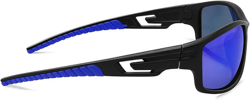 MAXJULI Polarized Sports Sunglasses for Men Women Tr90 Frame for Running Fishing Baseball Driving MJ8013...