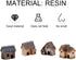 4 Pcs Micro Village Thumbnail House Thatched Huts Miniature Fairy Garden Stone Houses Miniature Gardening Landscapes Fairy Gardens Stone House for...