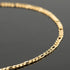 UMAOKANG 16.4 Feet Gold Stainless Steel Figaro Chains Link Spool Necklace Chain Bulk with Lobster Clasps and Jump Rings for Choker Necklaces Jewel...