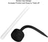 stonylab LDPE Chemical Wash Bottle, 2-Pack Watering Tool Safety Black Plastic Squeeze Bottle Lab Rinse Bottle with Scale Labels and Narrow Mouth S...