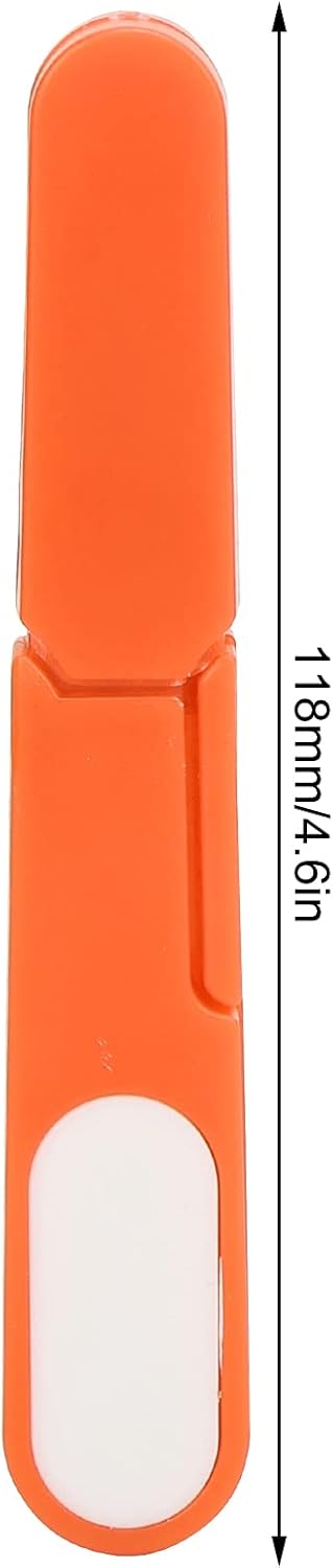 Sewing Scissors Snip Thread Cutter, Safety Trimmer Cross?stitch Clipper Snip Thread Cutter U Shape Sewing Scissors Accessory(orange)...