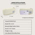 FUXINGYAO Pencil Case, Multi- Slot Pencil Pouch, Portable Pencil Bag, Pen Case for& Office(White)...