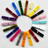 Chenkou Craft 20 Yards 5/8" 15mm Velvet Ribbon Lots Bulk (Multicolored, 5/8"(15mm))...