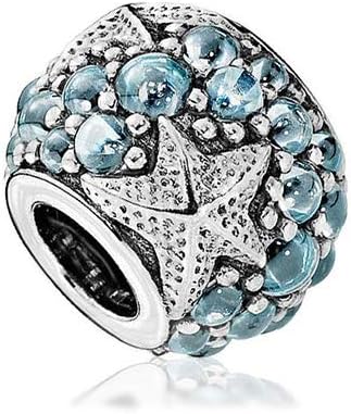 Sea Shell Starfish Ocean Charm for Bracelets Necklaces Pendants Sterling Silver Charm Women Sister Mom Family Birthday Christmas...