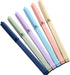 New Solid Color Gel Ink Pens 0.5mm Point Square body Gel Pen for Writing Signature Pack of 6pcs...