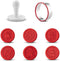 6PCS Silicone Cookie Stamp Press Cookie Cutter Biscuit for DIY Christmas Christmas and Daily Baking...