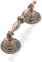 GOLDENTIMEHARDWARE (6 Pack) 2.5" Vintage Drawer Pulls Antique Copper Cabinet Handles Euro Style,Antique Dresser Pull Kitchen Furniture Handle Bedr...