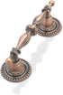 GOLDENTIMEHARDWARE (6 Pack) 2.5" Vintage Drawer Pulls Antique Copper Cabinet Handles Euro Style,Antique Dresser Pull Kitchen Furniture Handle Bedr...