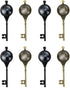 Semetall Keys Pendant Tray 40Pcs Kit Creative Pendant Trays for Photo Crafting DIY Jewelry Making 20 Pcs Vintage Keys Pendant Trays with 20 Pcs Tr...