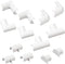 D-Line Small Cable Raceway Accessory Pack, Join 0.78in x 0.39in Cord Cover Lengths, 13 Accessories Included, Hide Cords Around a Variety of Angles...