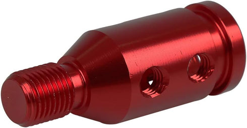X AUTOHAUX M12 X 1.25 Car Universal Red Gear Shift Knob Adapter for Non Threaded Shifter...