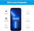 Anti-Blue Light Screen Protector for iPhone 13 Pro Max/iPhone 14 Plus, Eye Protection 9H Tempered Glass, Anti Blue Ray Glass Screen Cover, Blue Li...