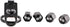 4Pcs Leakproof Tire Valve Stem Air Caps Covers Zinc Alloy and 1Pcs Wrench Keychain Combo Set for Chevy Silver Camaro SS Logo Decoration Accessorie...