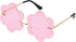 Strawberry Shape Sunglasses Retro Trendy Fun Sunglasses for Women Men Christmas Decorations Party Favor...
