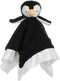 Apricot Lamb Stuffed Animals Soft Security Blanket Black Penguin Infant Nursery Character Blanket Luxury Snuggler Plush(Black Penguin, 14 Inches)...