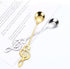 Music Note Spoons for Music Lover Gifts for Women Men Coffee Spoons Set for Coffer Lover Birthday Gifts for Friend Family Stainless Steel Musical ...