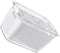 1pc Double Storage Basket Plastic Drawer Plastic Storage Bins Clear Organizer Box Over The Sink Colander Strainer Basket Fridge Pull Out Bin Veggi...