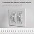 Light Switch Guard, ILIVABLE Child Proof Wall Switch Plate Protects Your Lights or Circuits from being Accidentally Turned On or Off by Children a...