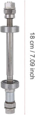 Bicycle Wheel Hub Axle, Durable Metal Bicycle Wheel Hub Axle Front Rear Solid Shaft Lever, Bike Repair Tool Accessories, for Most Bikes(Rear axle ...