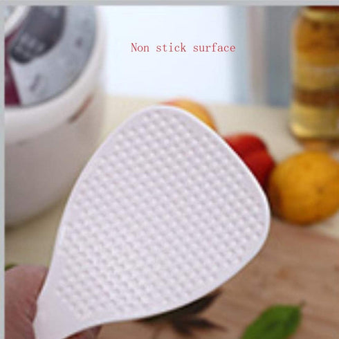 OLIREXD 2PCS Non-Stick Rice Paddle Spoon Rice Scoop, Rice Serving Spoon, White, 2 Pack...
