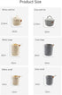 Small Storage Basket-Natural Cotton Rope Woven Baskets for Organizing Cute Basket for Home Decor,Bedside Bathroom Organization Bin (White with Lid...